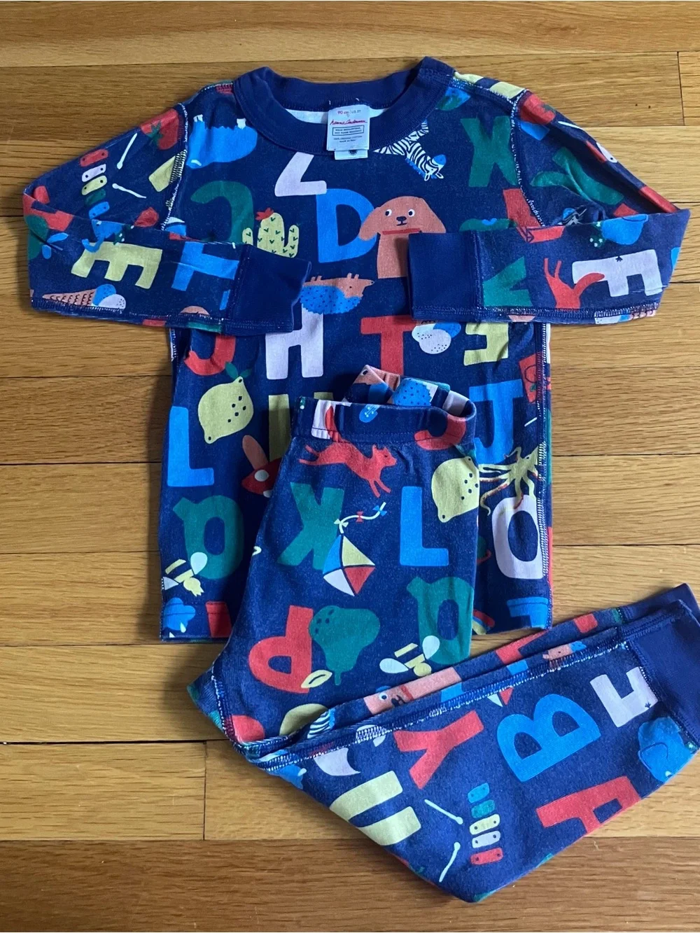 Hanna Andersson Cotton Wonder Woman Minnie Mouse Halloween ABC Pajamas 90 3T
